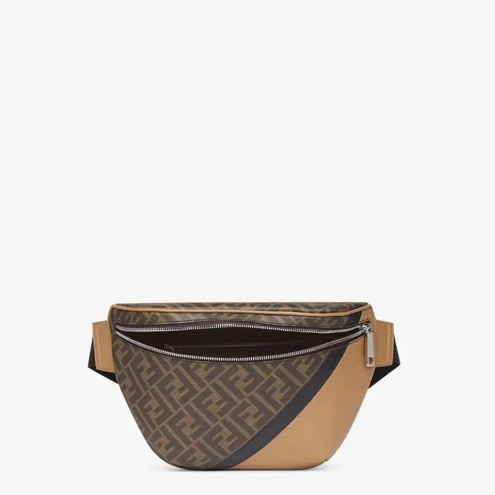 Man Multicolour Leather Belt Bag Multicolour Fendi Belt Bags