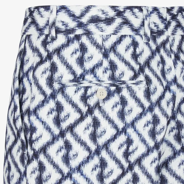 Man Multicolour Linen Trousers Multicolour Fendi Denim and Trousers
