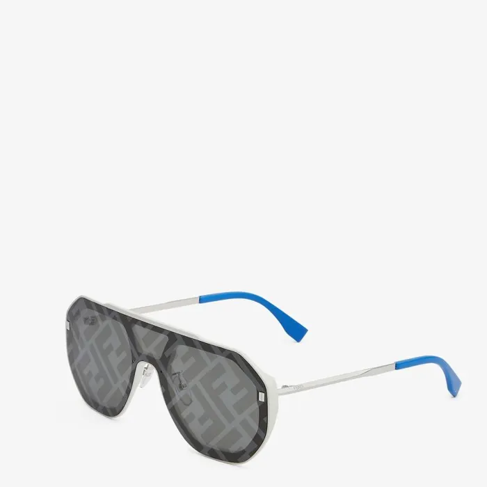 Man White Sunglasses White Fendi Sunglasses