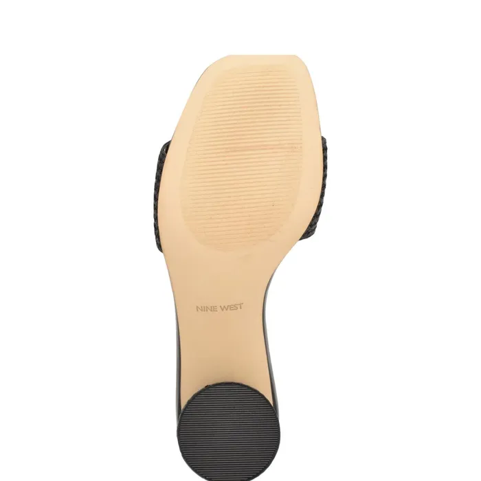 Mapeli Heeled Slide Sandals Black Women Nine West Dress Mapeli Heeled Slide Sandals Black Women Nine West Dress