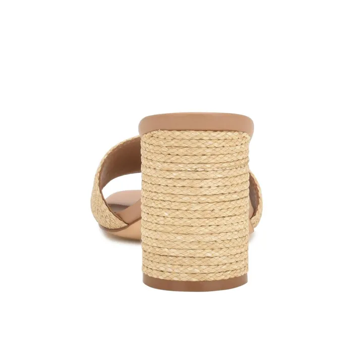Mapeli Heeled Slide Sandals Natural Women Nine West Mid Heels Mapeli Heeled Slide Sandals Natural Women Nine West Mid Heels