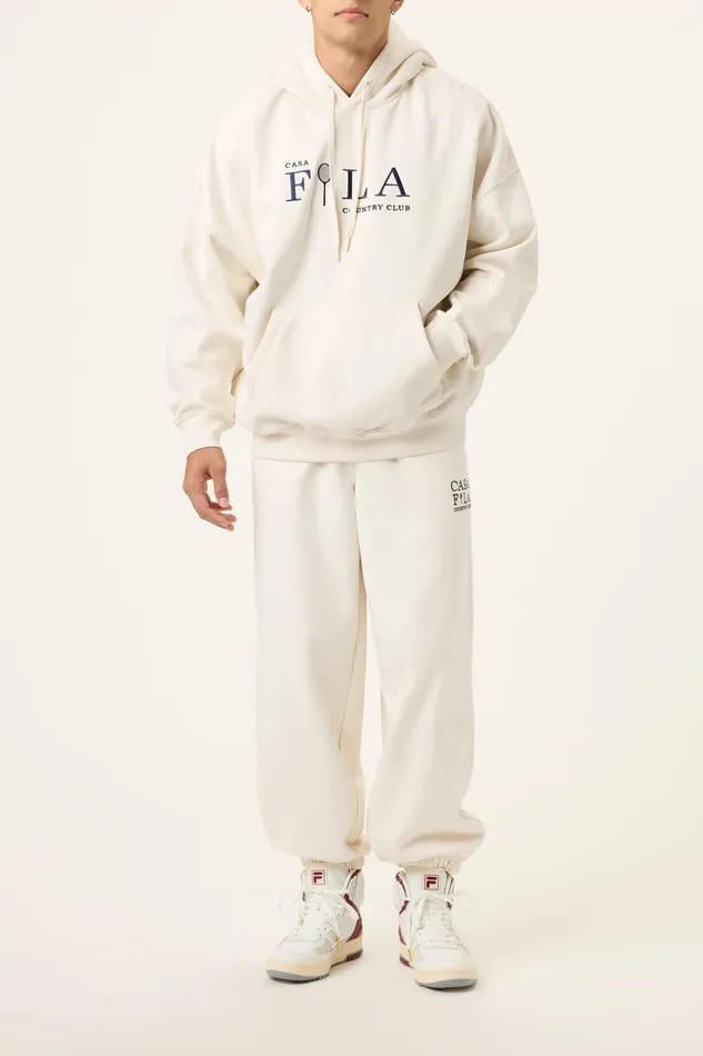 Matching Sets Men Fila Casa Fila Country Club Hoodie 920 Gardenia Matching Sets Men Fila Casa Fila Country Club Hoodie 920 Gardenia