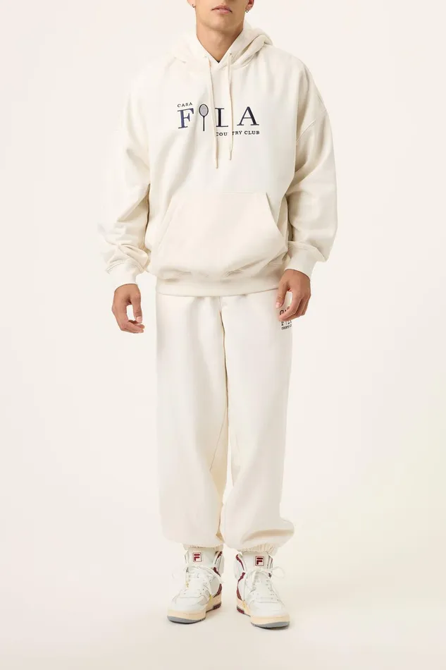 Matching Sets Men Fila Casa Fila Country Club Hoodie 920 Gardenia Matching Sets Men Fila Casa Fila Country Club Hoodie 920 Gardenia