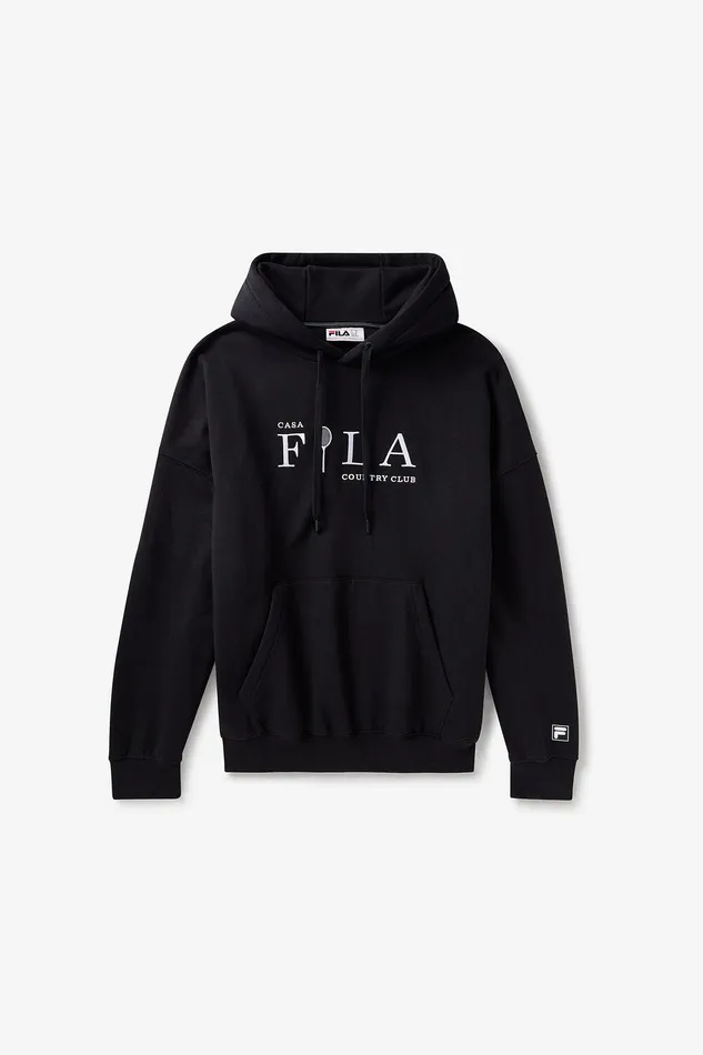 Matching Sets Women Fila Casa Fila Country Club Hoodie 001 Black