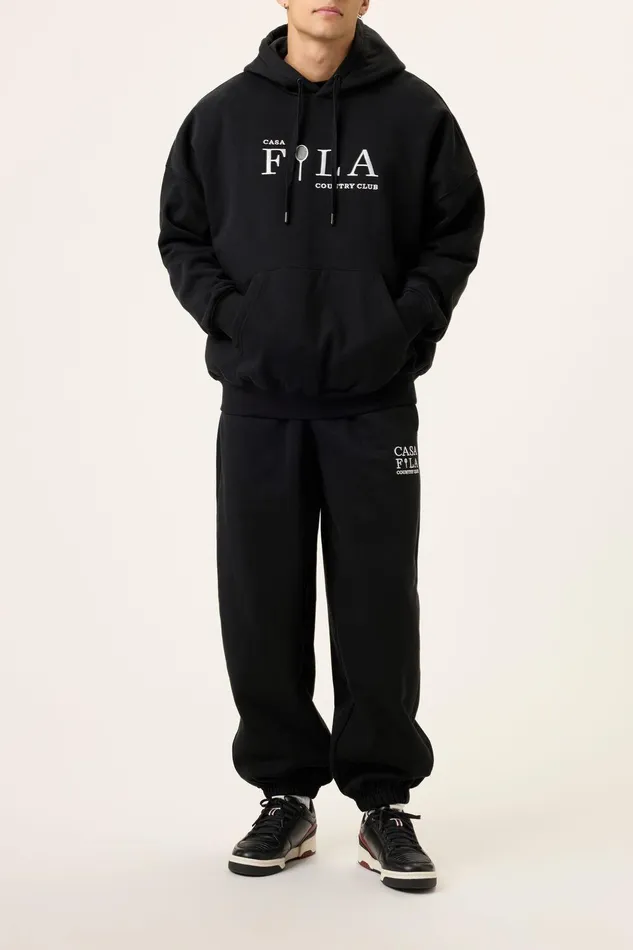 Matching Sets Women Fila Casa Fila Country Club Hoodie 001 Black Matching Sets Women Fila Casa Fila Country Club Hoodie 001 Black