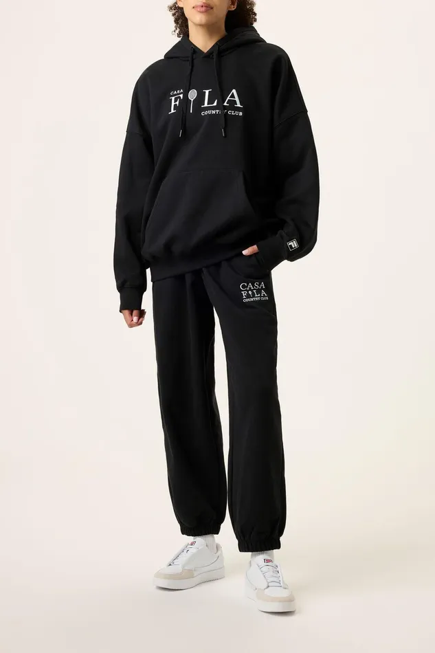 Matching Sets Women Fila Casa Fila Country Club Hoodie 001 Black Matching Sets Women Fila Casa Fila Country Club Hoodie 001 Black