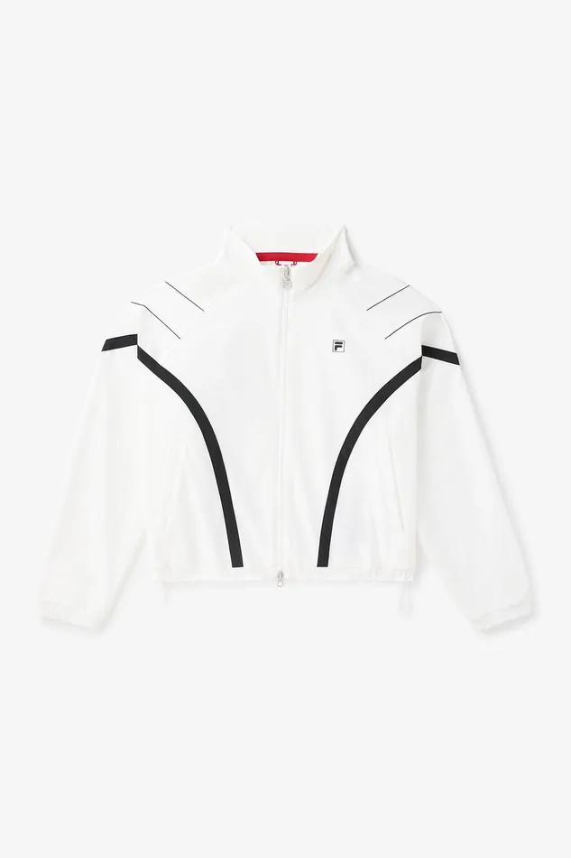 Matching Sets Women Fila Tennis Jacket 110 Off White