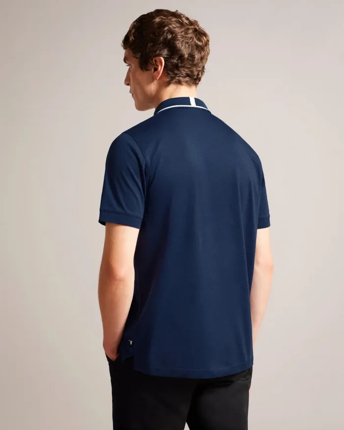 Men ALLARD 8211 Short Sleeve Polo Shirt Navyblue Ted Baker Polo Shirts Men ALLARD 8211 Short Sleeve Polo Shirt Navyblue Ted Baker Polo Shirts