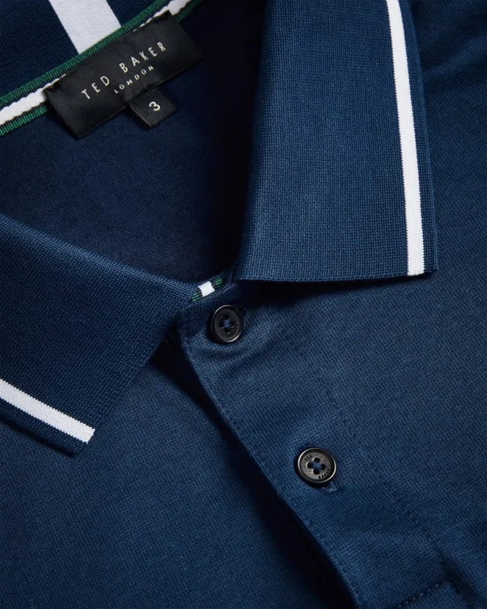 Men ALLARD 8211 Short Sleeve Polo Shirt Navyblue Ted Baker Polo Shirts Men ALLARD 8211 Short Sleeve Polo Shirt Navyblue Ted Baker Polo Shirts