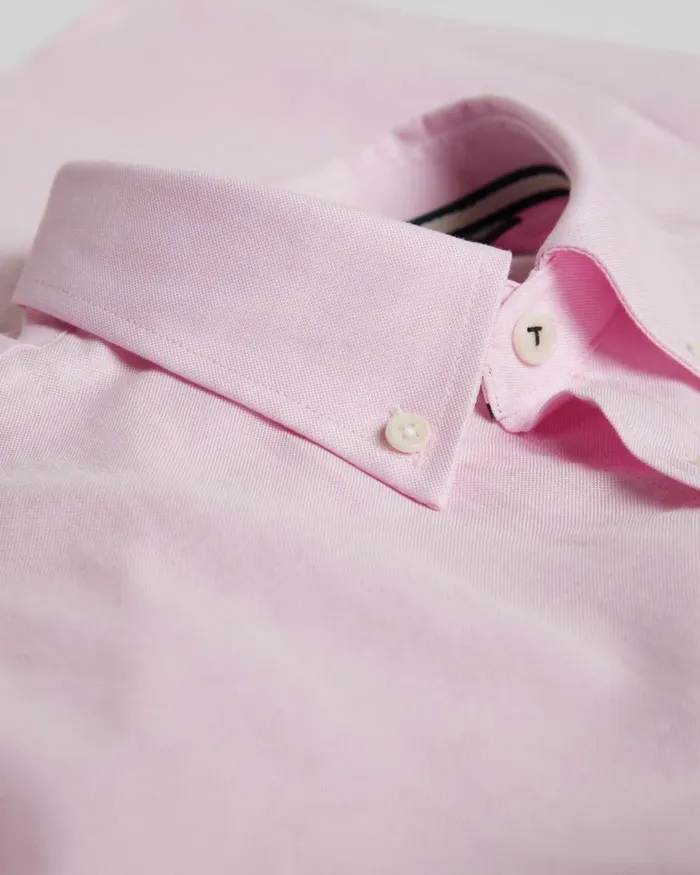 Men ALLARDO 8211 Long Sleeve Cotton Oxford Shirt Light Pink Ted Baker Shirts Men ALLARDO 8211 Long Sleeve Cotton Oxford Shirt Light Pink Ted Baker Shirts