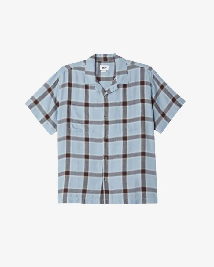 Men AMBIENT SHIRT Good Grey Multi OBEY Clothing TOPS