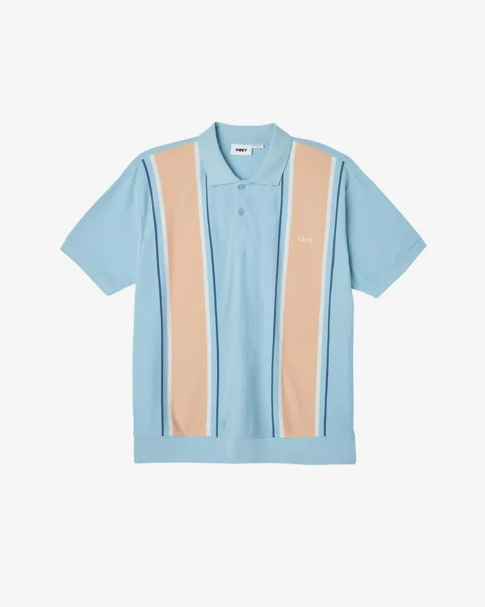 Men AMBROSE POLO White Multi OBEY Clothing TOPS