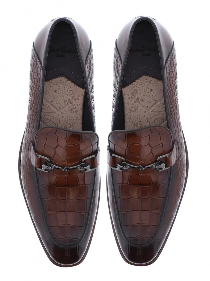 Men AMICO LOAFER Cognac Robert Graham Shoes