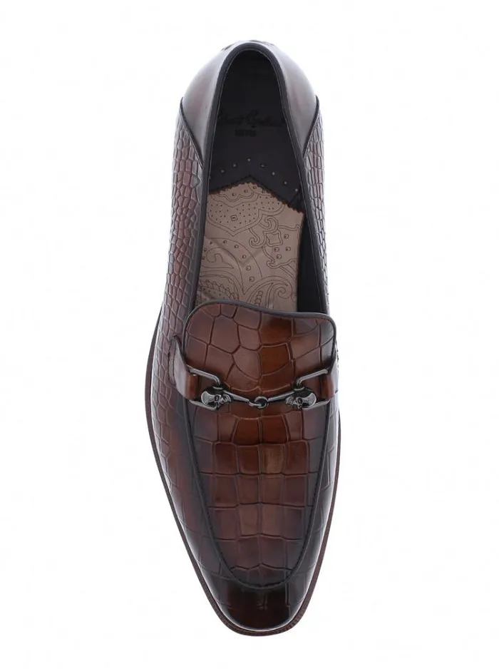 Men AMICO LOAFER Cognac Robert Graham Shoes