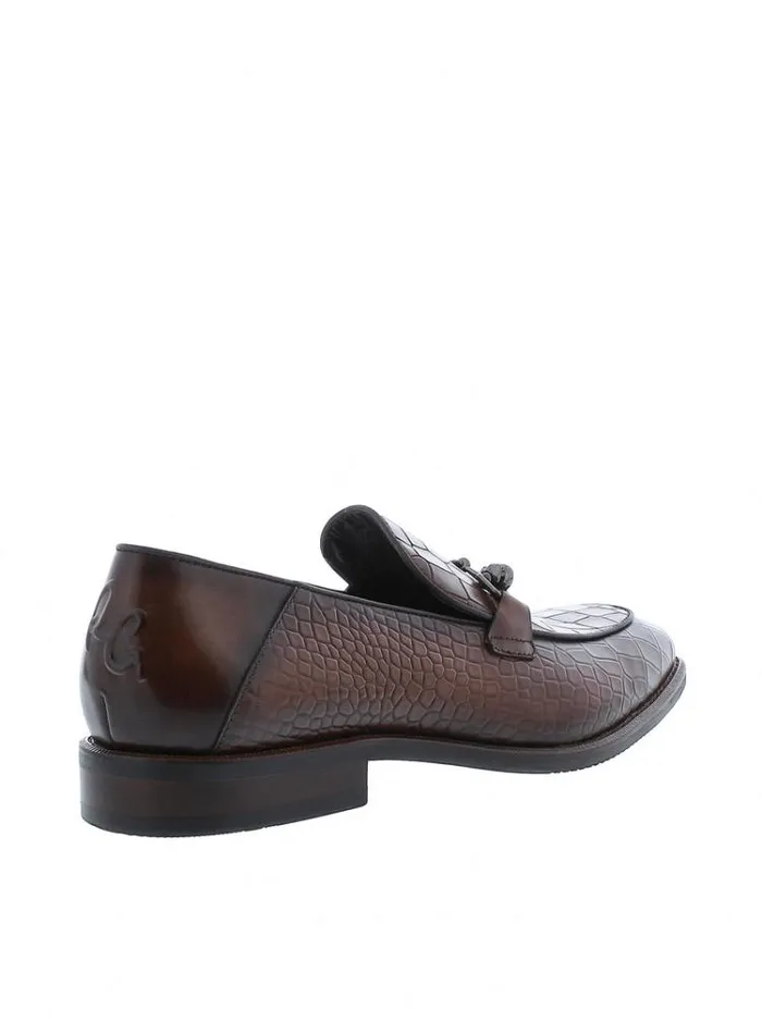 Men AMICO LOAFER Cognac Robert Graham Shoes