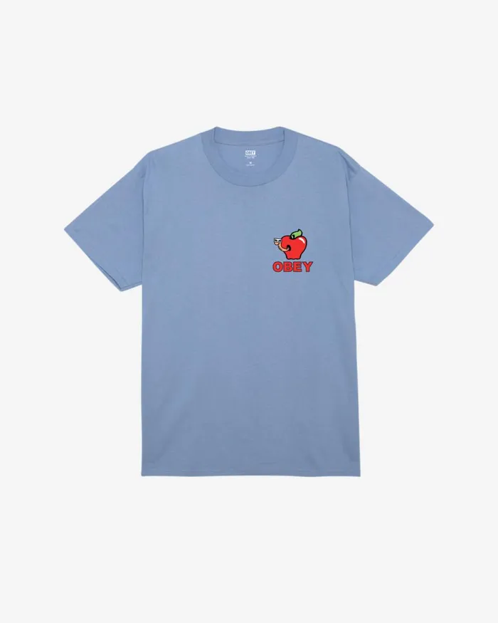 Men APPLE OF MY EYE CLASSIC TSHIRT Digital Violet OBEY Clothing TSHIRTS