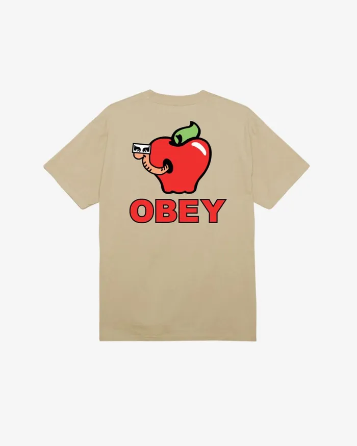 Men APPLE OF MY EYE CLASSIC TSHIRT Digital Violet OBEY Clothing TSHIRTS