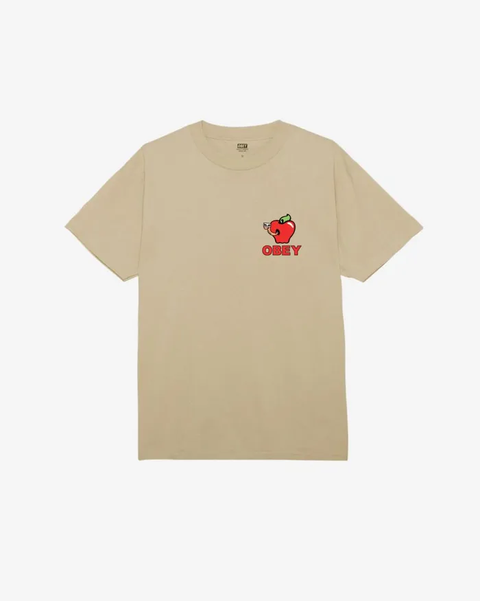Men APPLE OF MY EYE CLASSIC TSHIRT Digital Violet OBEY Clothing TSHIRTS