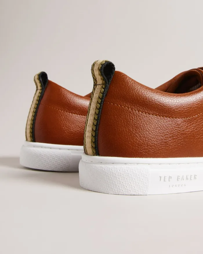 Men ARTEM 8211 Webbing Detail Cupsole Trainers Tan Ted Baker Trainers Men ARTEM 8211 Webbing Detail Cupsole Trainers Tan Ted Baker Trainers