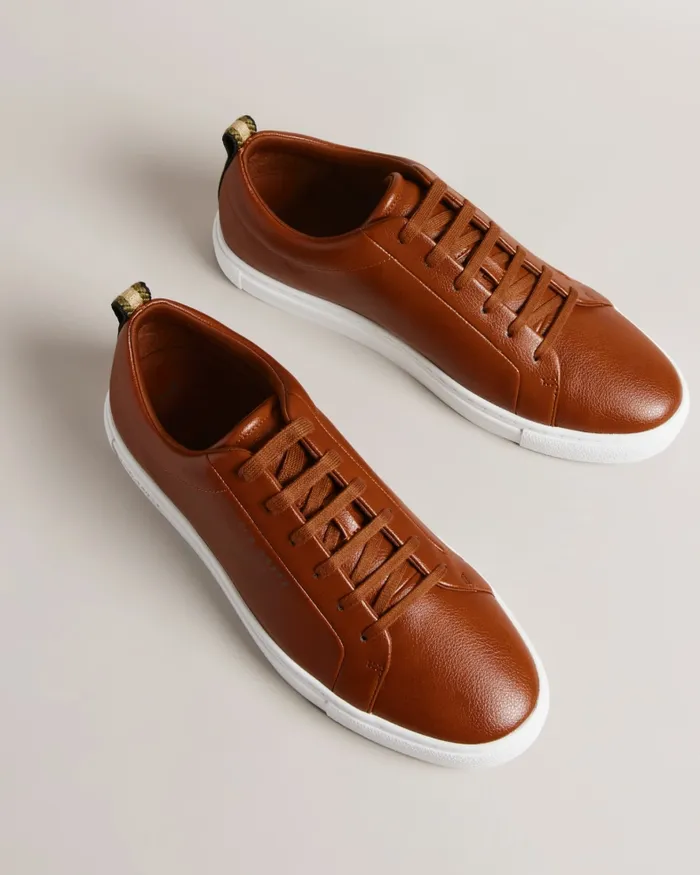 Men ARTEM 8211 Webbing Detail Cupsole Trainers Tan Ted Baker Trainers Men ARTEM 8211 Webbing Detail Cupsole Trainers Tan Ted Baker Trainers
