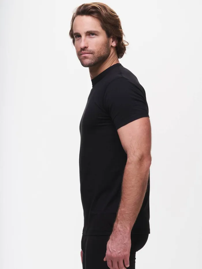 Men BamBare Bamboo Comfort Crew Neck Undershirt Tasc Performance Underwear Socks