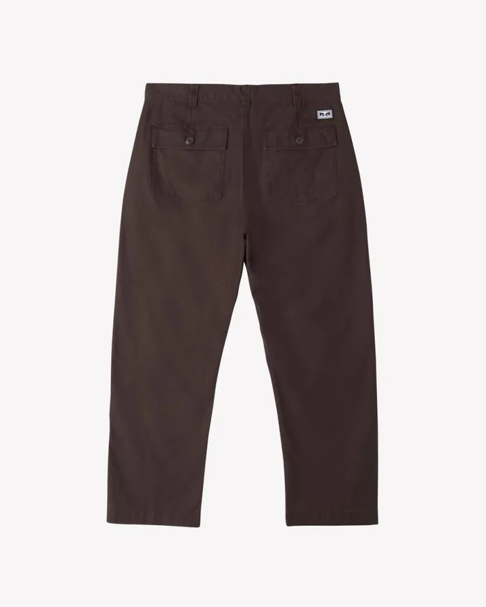 Men BIG TIMER UTILITY PANT Unbleached OBEY Clothing BOTTOMS