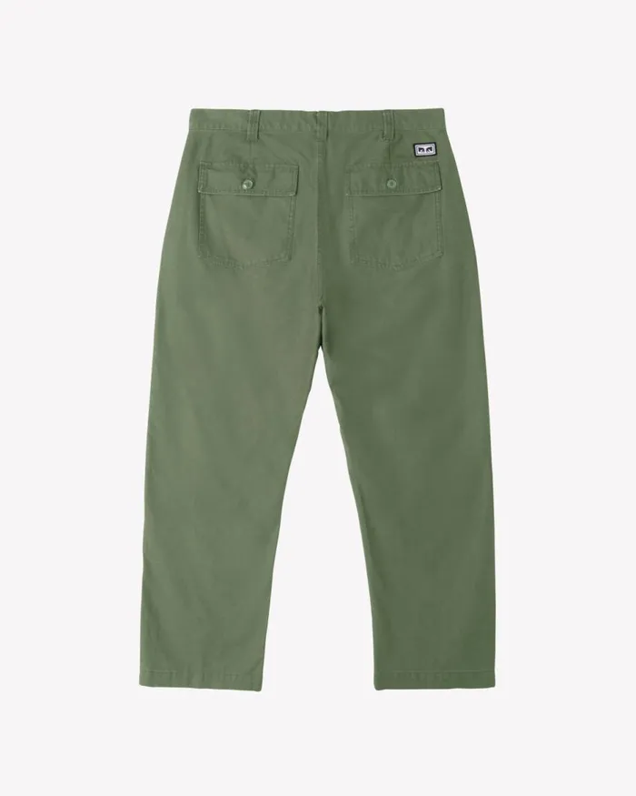 Men BIG TIMER UTILITY PANT Unbleached OBEY Clothing BOTTOMS