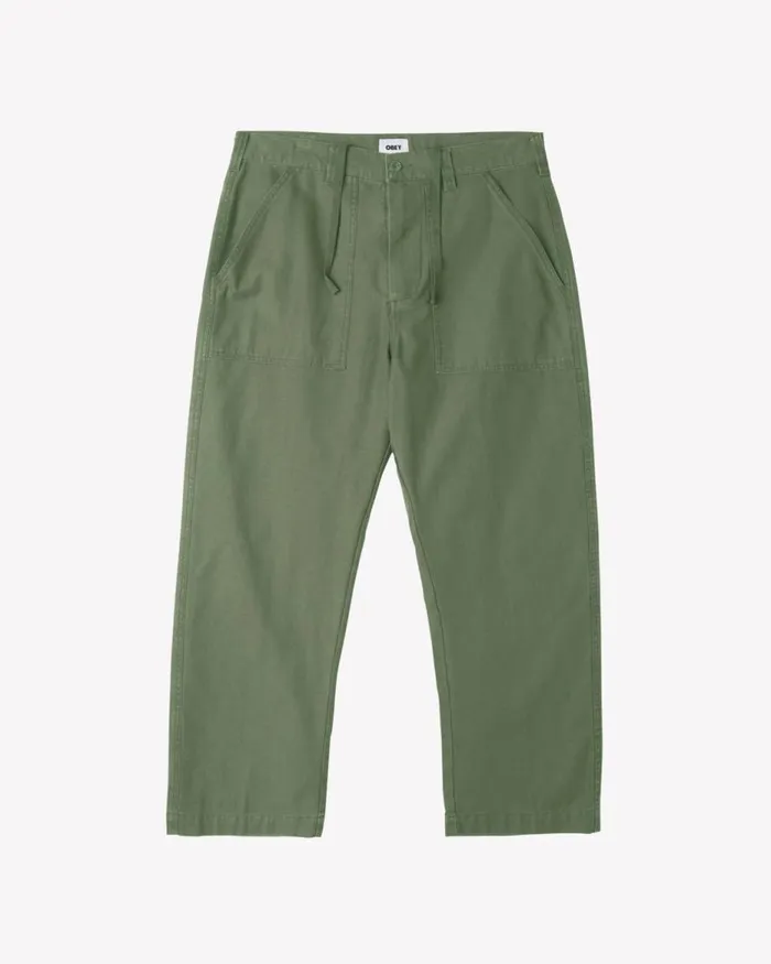 Men BIG TIMER UTILITY PANT Unbleached OBEY Clothing BOTTOMS