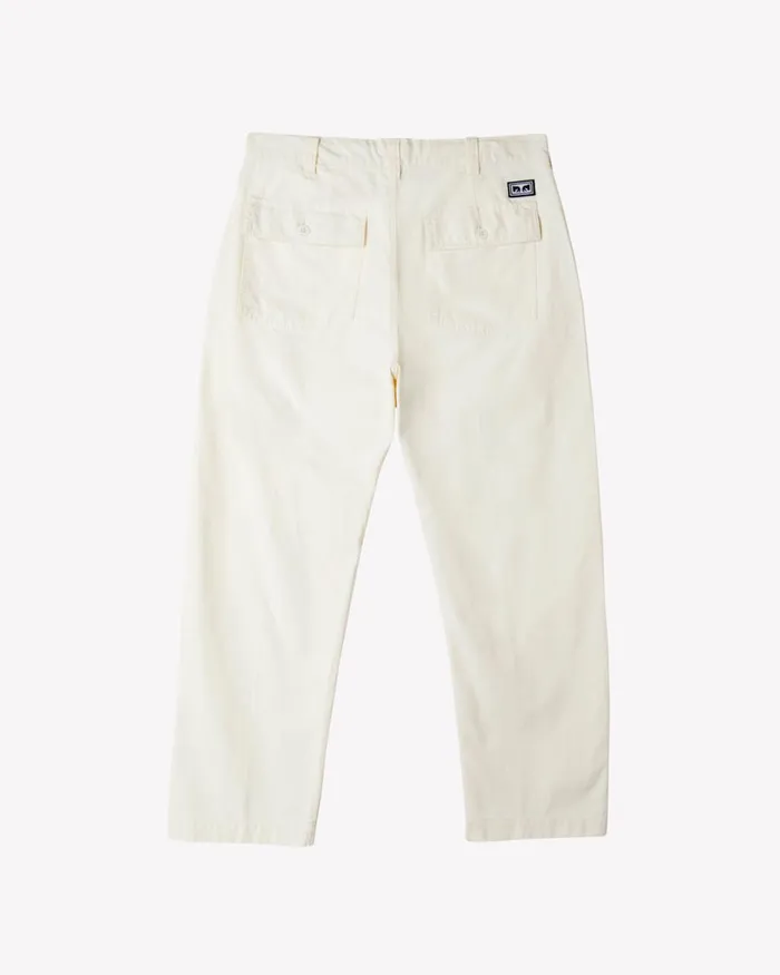 Men BIG TIMER UTILITY PANT Unbleached OBEY Clothing BOTTOMS