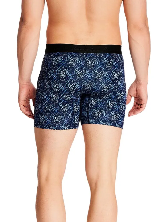 Men BLUE SKULL BOXER Blue Robert Graham Pajamas and Underwear