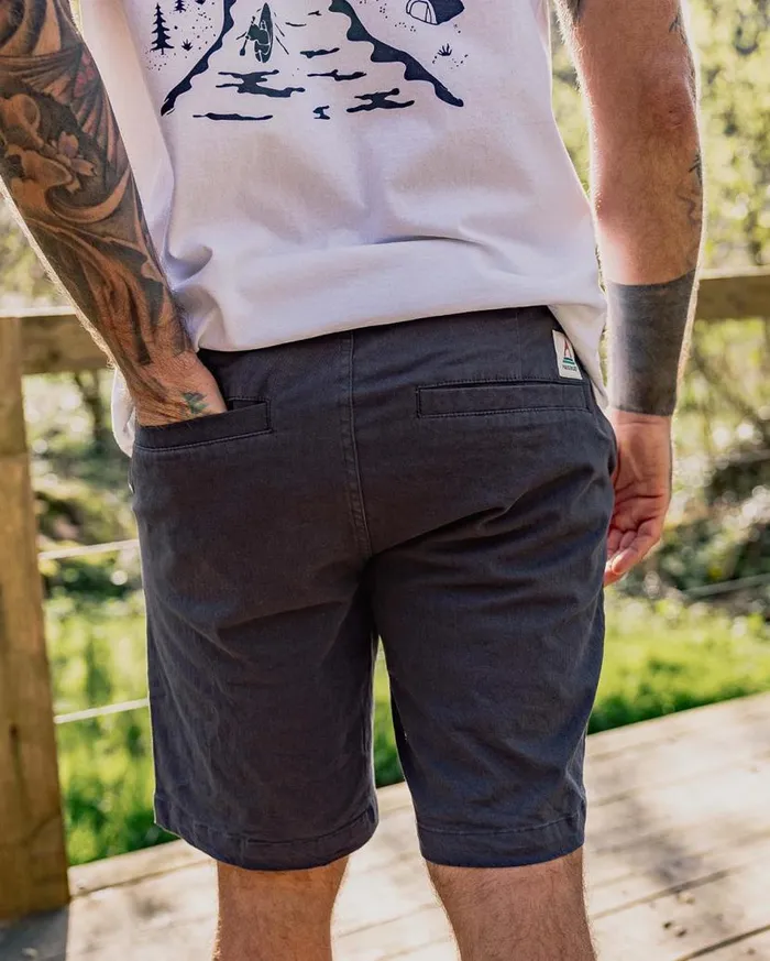 Men Bottoms Passenger 365 Organic Cotton Shorts Charcoal Charcoal
