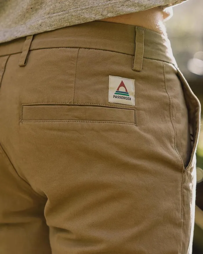 Men Bottoms Passenger 365 Organic Cotton Shorts Chinchilla Brown Chinchilla Brown
