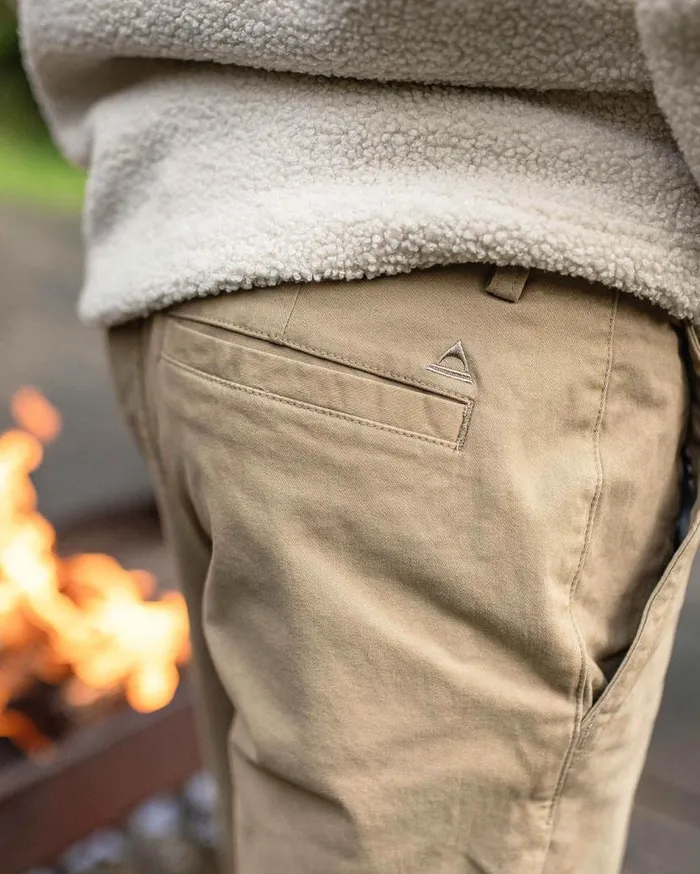 Men Bottoms Passenger 365 Organic Cotton Trouser Chinchilla Brown Chinchilla Brown