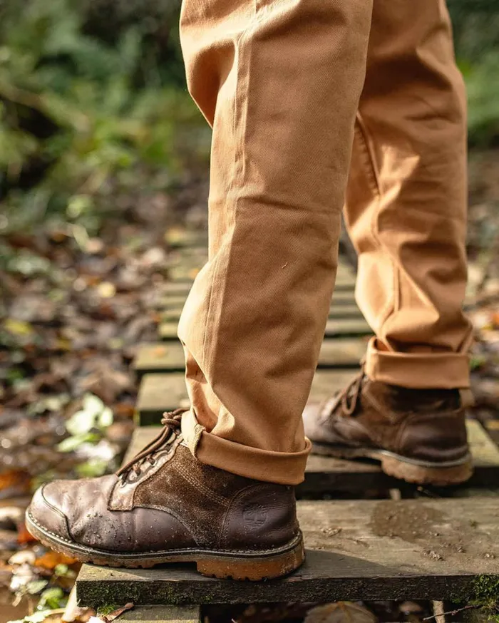 Men Bottoms Passenger 365 Organic Cotton Trouser Coconut Coconut