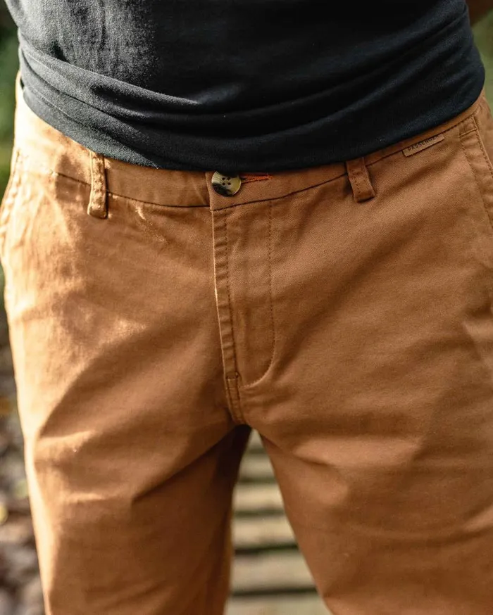 Men Bottoms Passenger 365 Organic Cotton Trouser Coconut Coconut