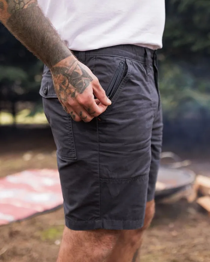 Men Bottoms Passenger Chance Organic Cotton Short Charcoal Charcoal