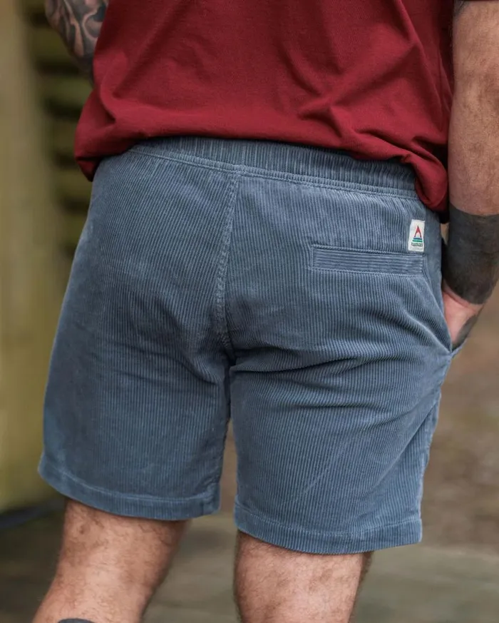 Men Bottoms Passenger Topanga Cord Shorts Storm Grey Storm Grey