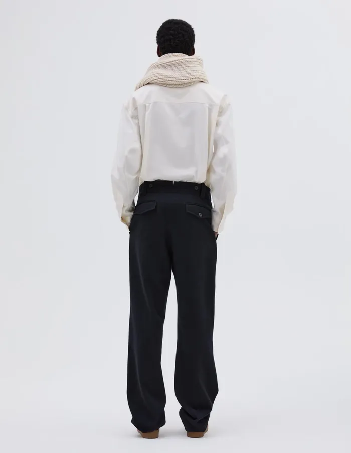 Men Brace Button Trouser Ink Margaret Howell Trousers