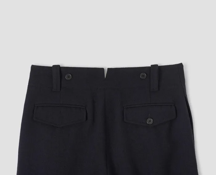 Men Brace Button Trouser Ink Margaret Howell Trousers
