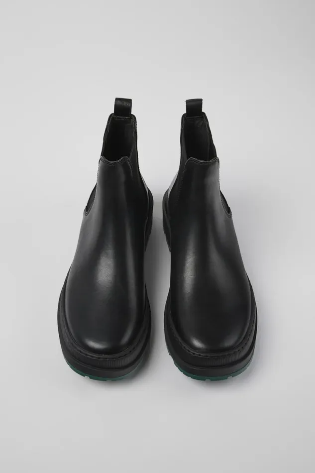 Men Camper Ankle Boots Brutus Trek MICHELIN Black Leather Ankle Boots Men Camper Ankle Boots Brutus Trek MICHELIN Black Leather Ankle Boots