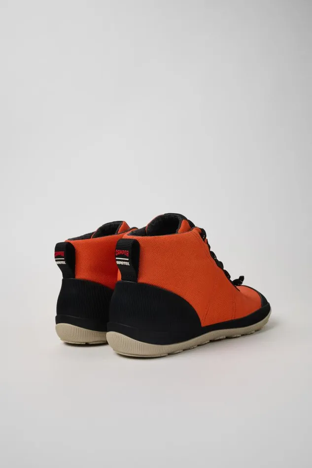 Men Camper Ankle Boots Peu Pista GORETEX Orange Textile Ankle Boots Men Camper Ankle Boots Peu Pista GORETEX Orange Textile Ankle Boots