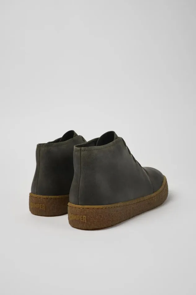 Men Camper Ankle Boots Peu Terreno Green Nubuck Desert Boot Men Camper Ankle Boots Peu Terreno Green Nubuck Desert Boot