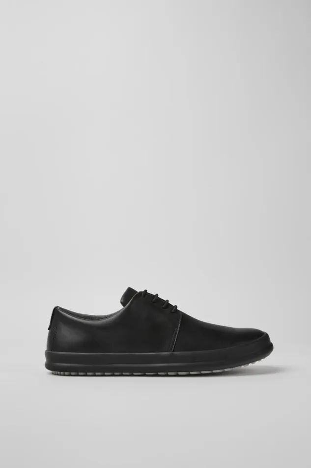 Men Camper Casual Shoes Chasis Black Leather Shoes Men Camper Casual Shoes Chasis Black Leather Shoes