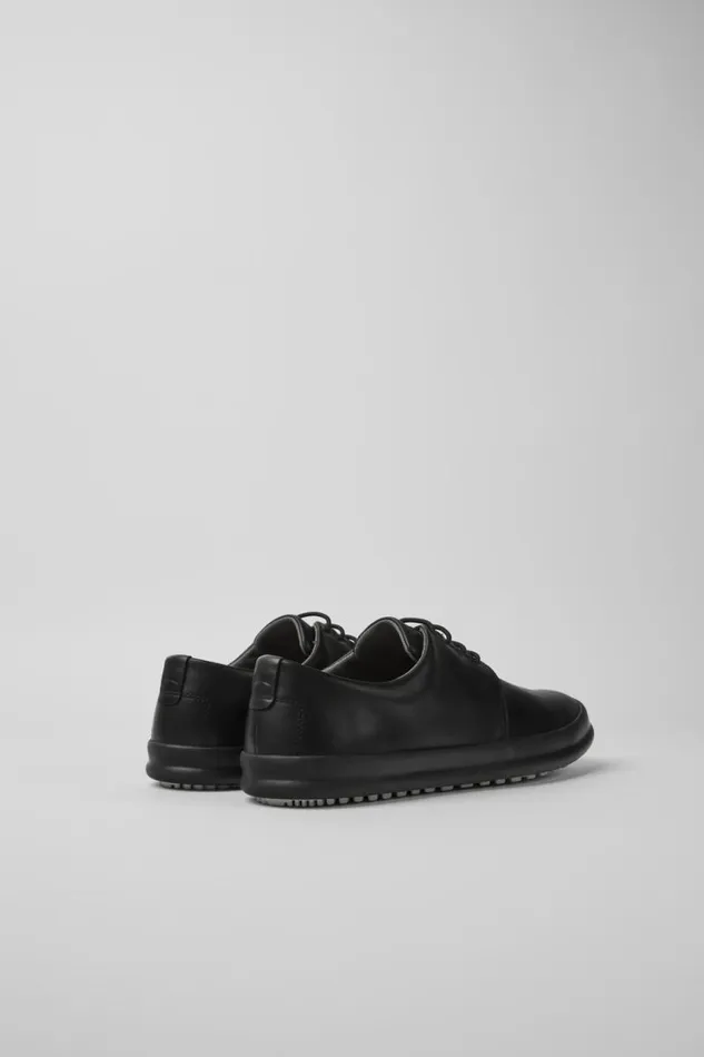 Men Camper Casual Shoes Chasis Black Leather Shoes Men Camper Casual Shoes Chasis Black Leather Shoes