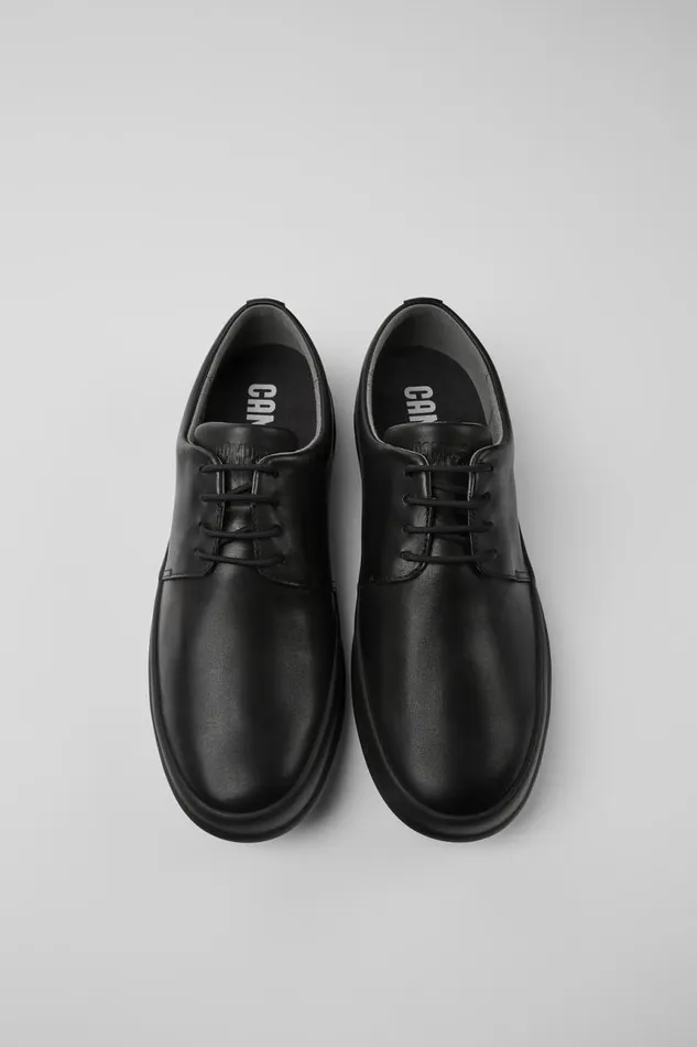 Men Camper Casual Shoes Chasis Black Leather Shoes Men Camper Casual Shoes Chasis Black Leather Shoes