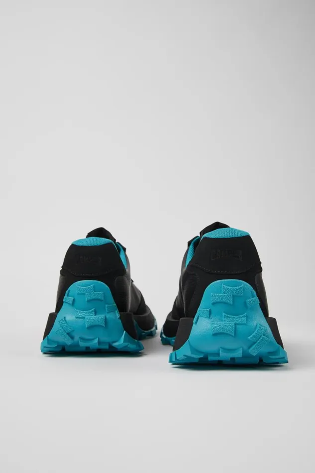Men Camper Casual Shoes Drift Trail VIBRAM Black Leather And Nubuck Sneakers Men Camper Casual Shoes Drift Trail VIBRAM Black Leather And Nubuck Sneakers