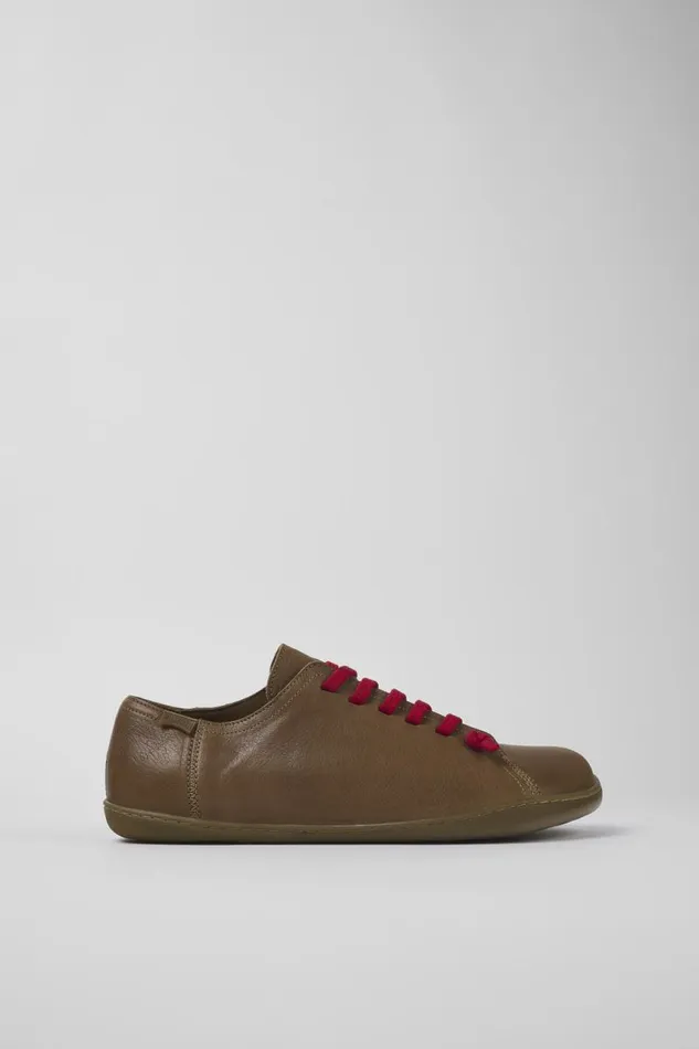 Men Camper Casual Shoes Peu Beige Leather Shoes Men Camper Casual Shoes Peu Beige Leather Shoes