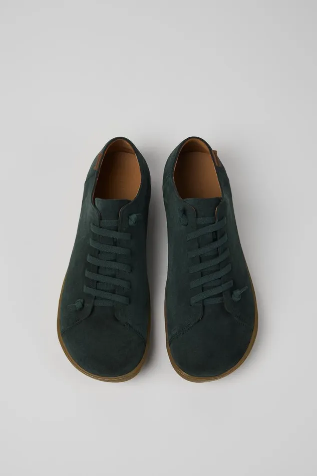 Men Camper Casual Shoes Peu Green Nubuck Shoes Men Camper Casual Shoes Peu Green Nubuck Shoes