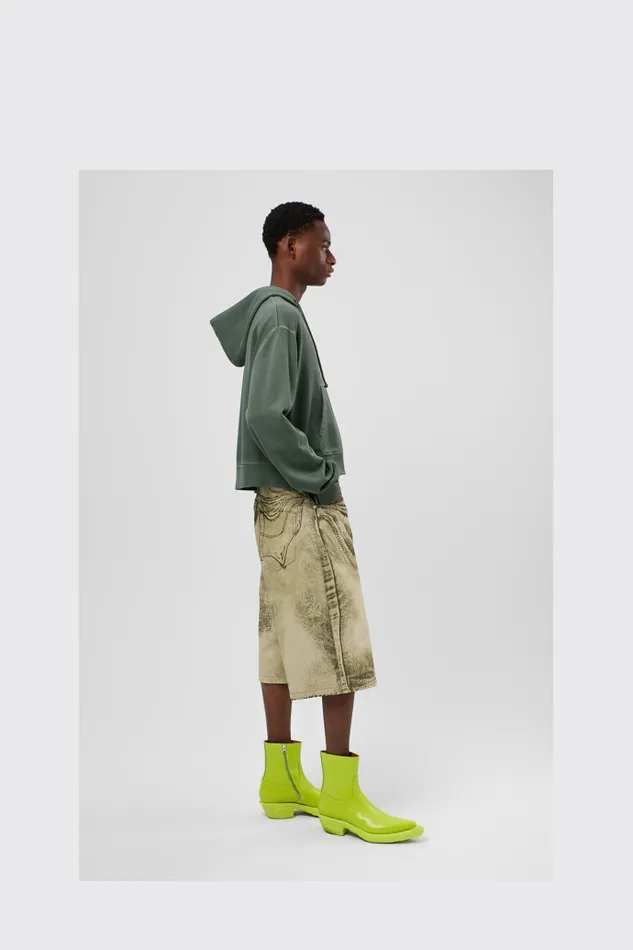 Men Camper Denim Denim Shorts BlackGreen Denim Shorts Men Camper Denim Denim Shorts BlackGreen Denim Shorts