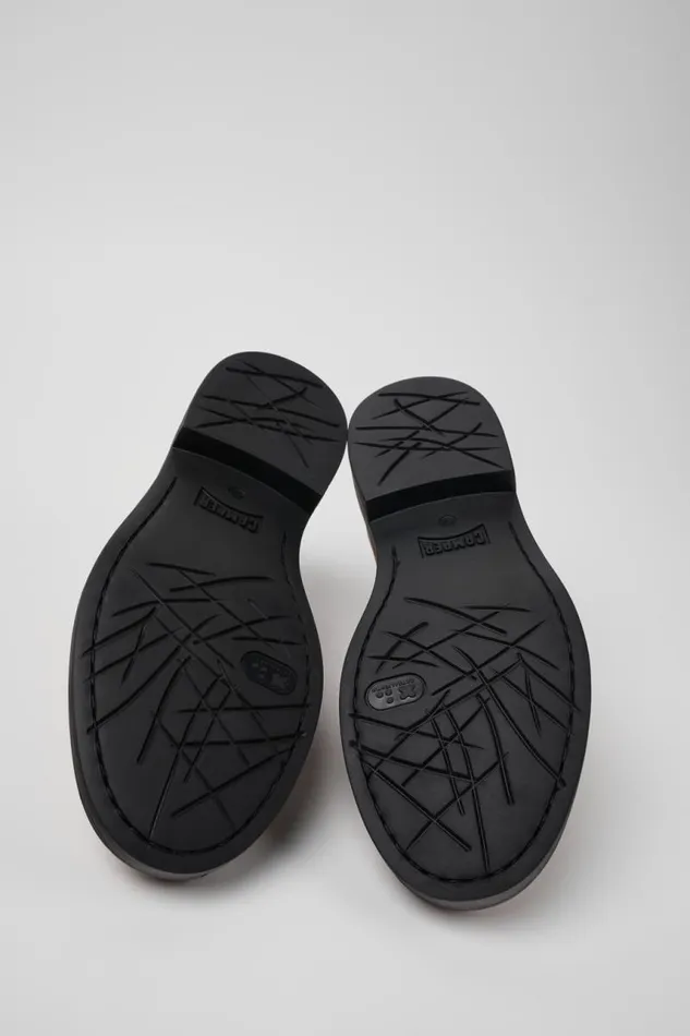 Men Camper Formal Shoes Dean Brown Leather Shoe Men Camper Formal Shoes Dean Brown Leather Shoe